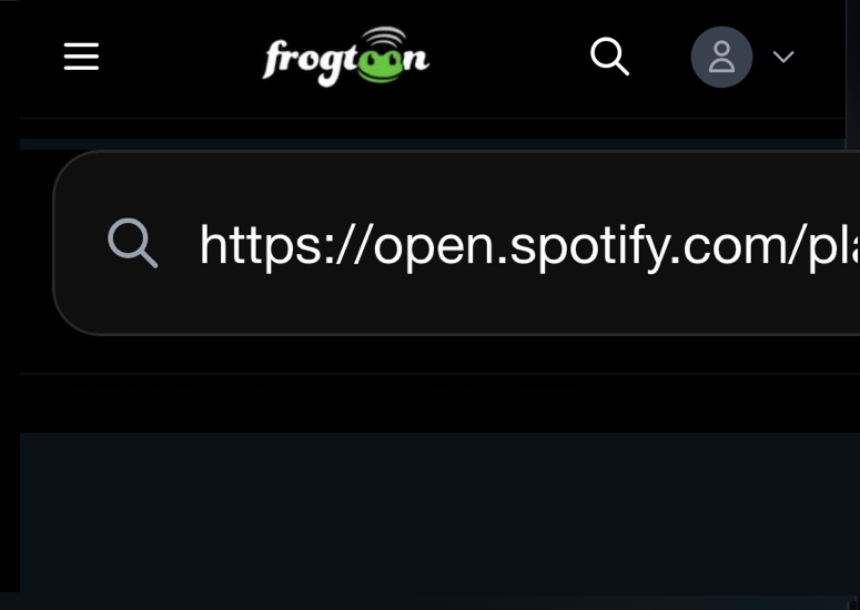 Paste It in Frogtoon and Search