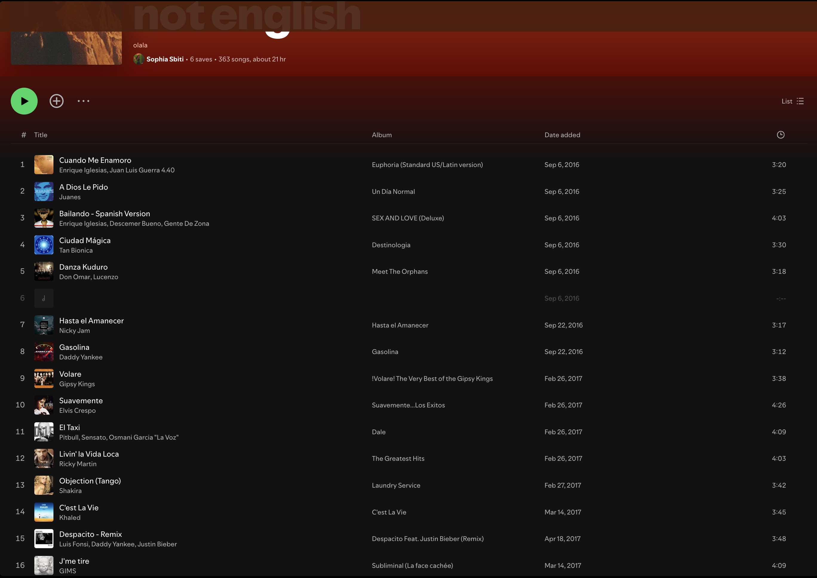 Open Spotify Playlist