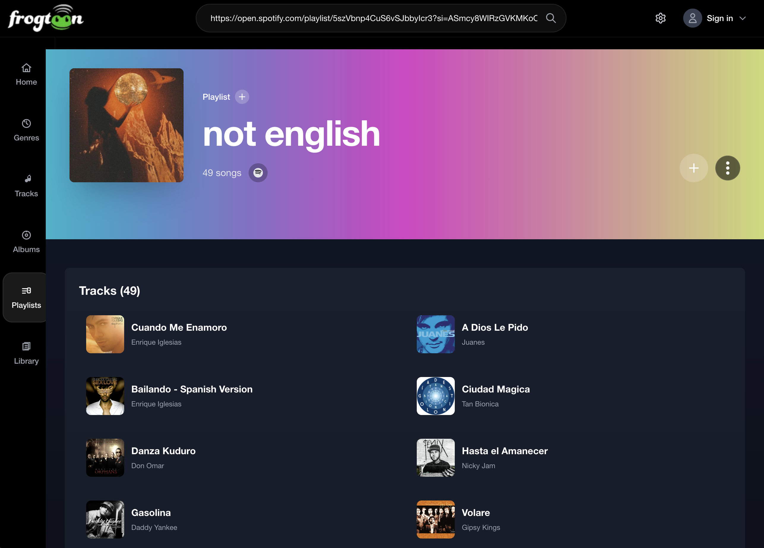 Paste It in Frogtoon and Search